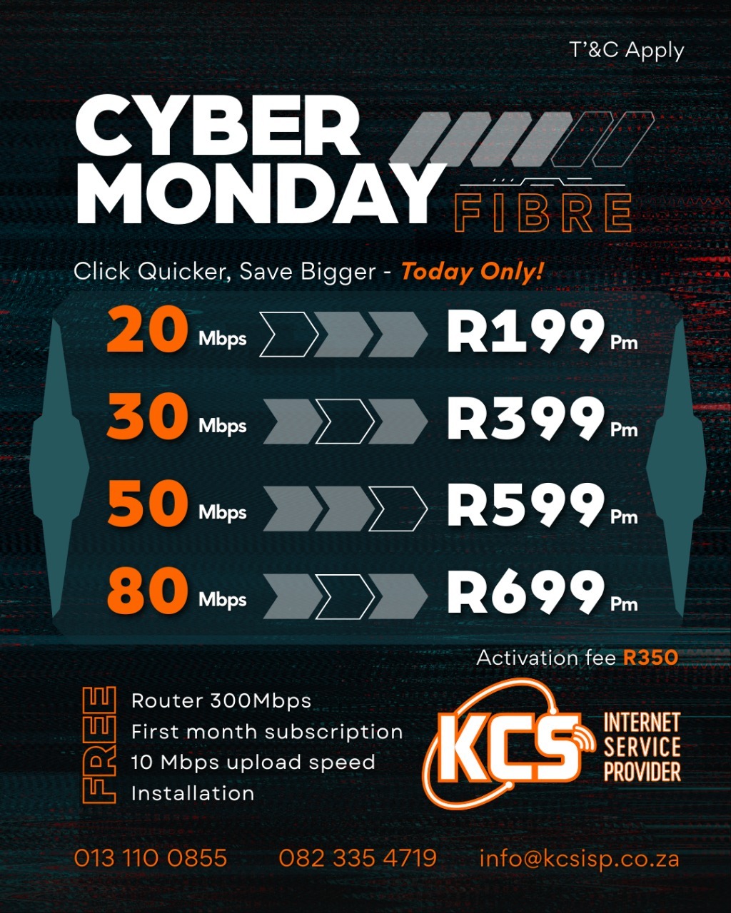 Cyber Monday Fibre: Click Quicker, Save Bigger!